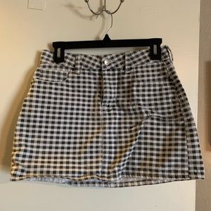 Checkered skirt